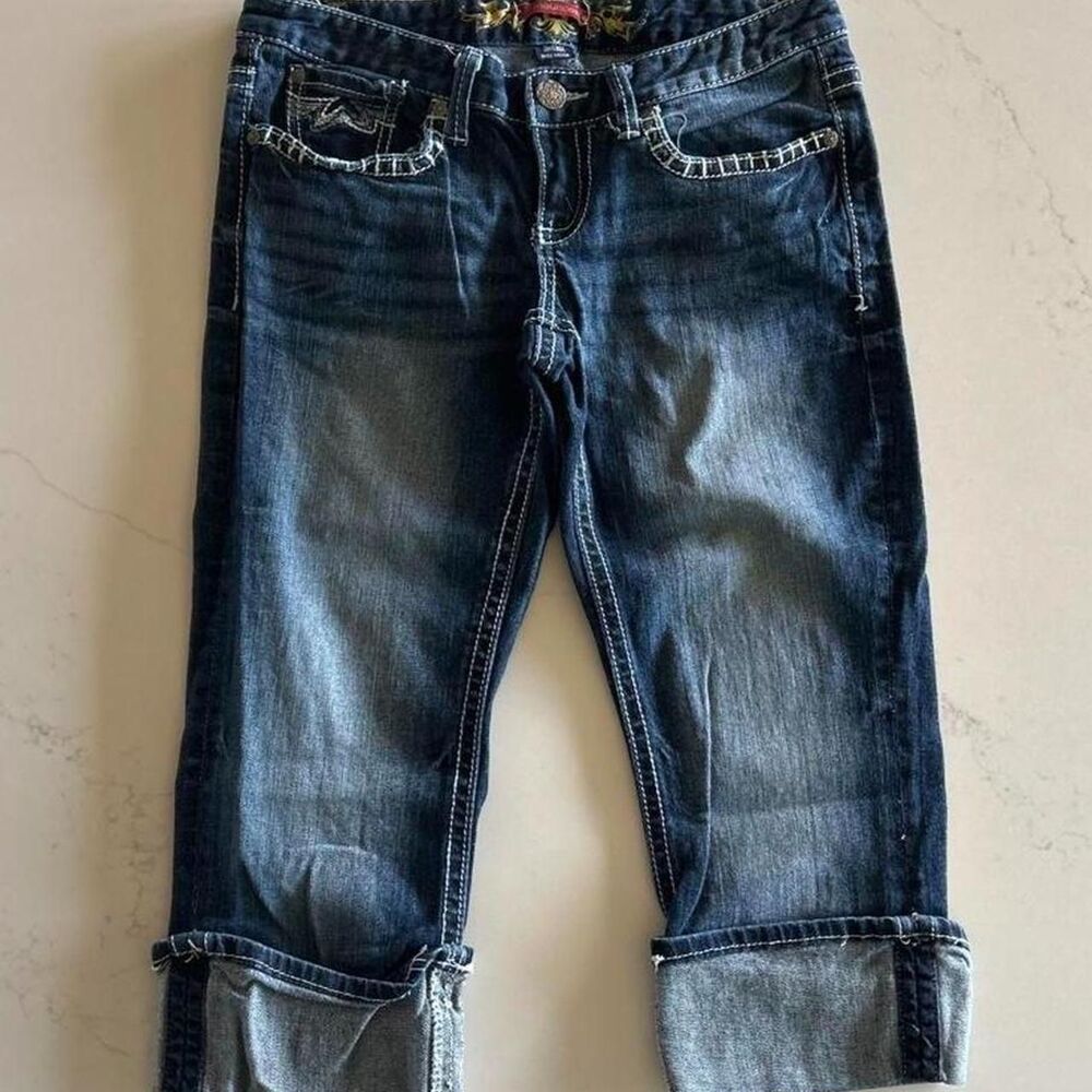 Maurices Women's Blue and Navy Jeans